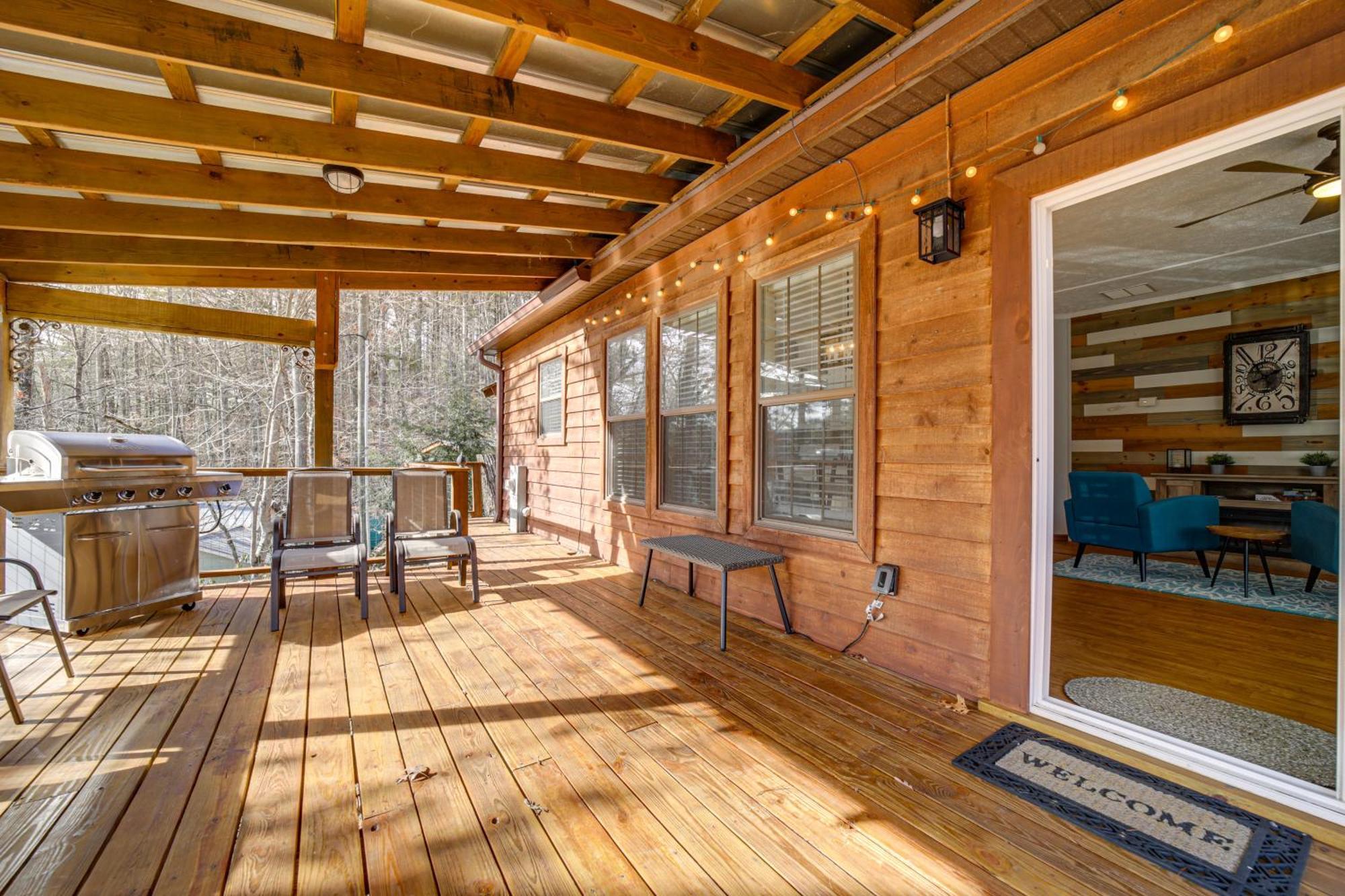 Lakeside Cashiers Cabin With Private Boat Dock! Cullowhee Dış mekan fotoğraf