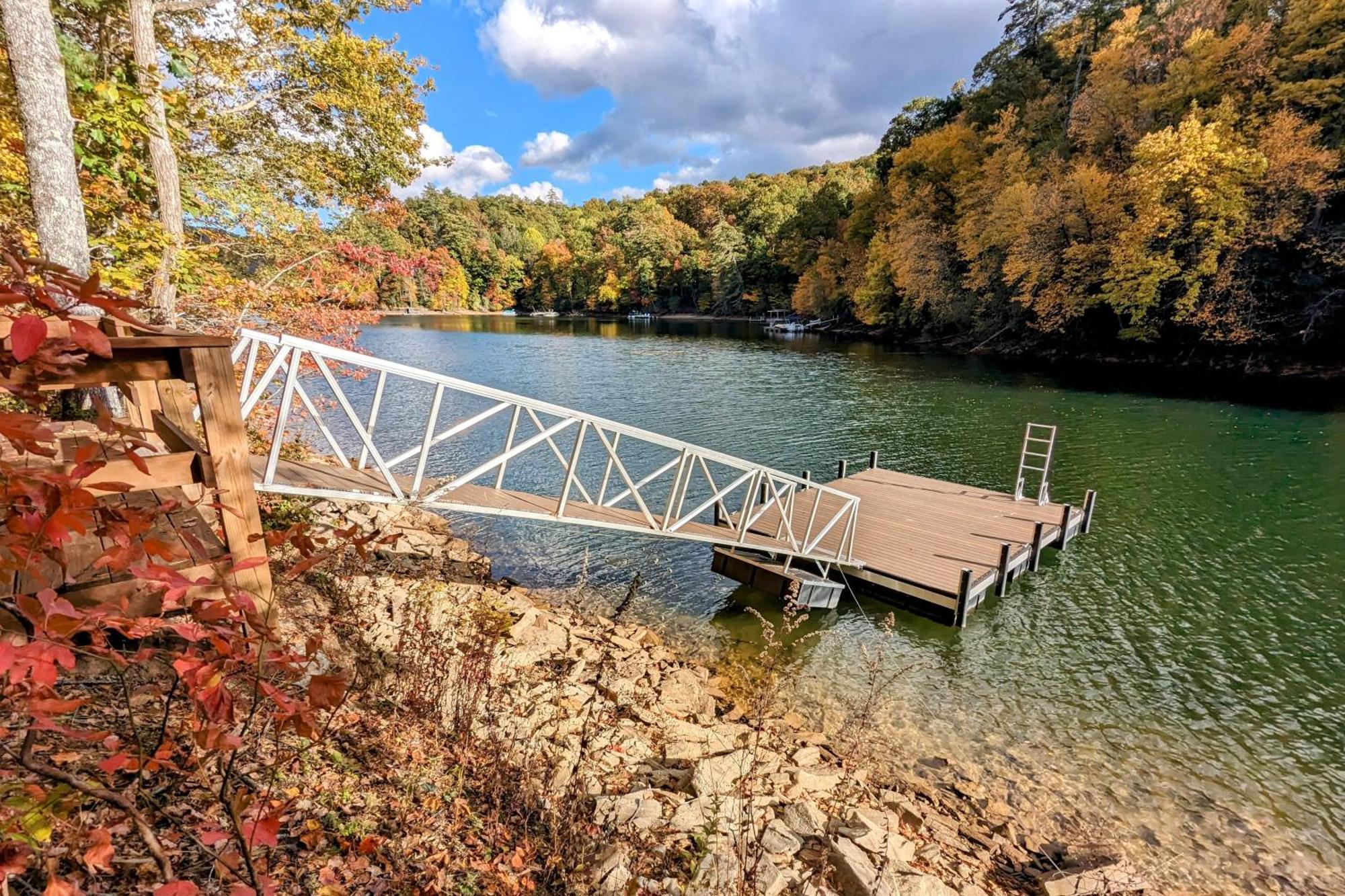 Lakeside Cashiers Cabin With Private Boat Dock! Cullowhee Dış mekan fotoğraf